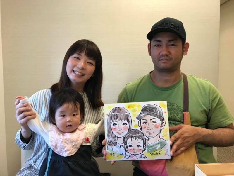 大阪 関西、似顔絵 イベント 出張承ります