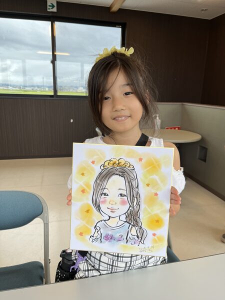 出張似顔絵・イベント・福井県