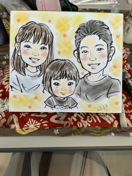似顔絵イベント・出張似顔絵。大阪・東京