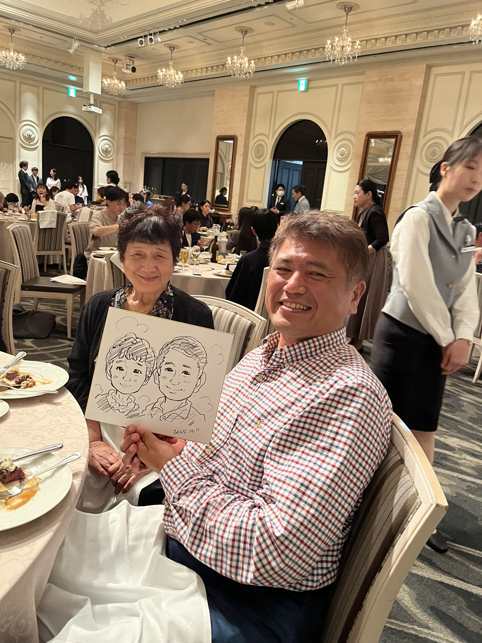 似顔絵イベント大阪