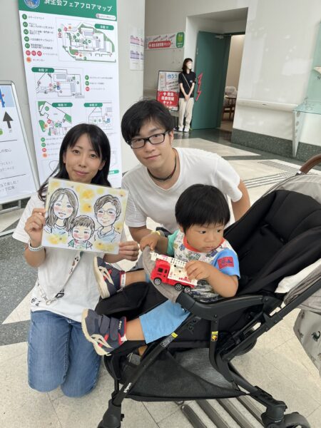 似顔絵師を呼ぶには。東京。大阪