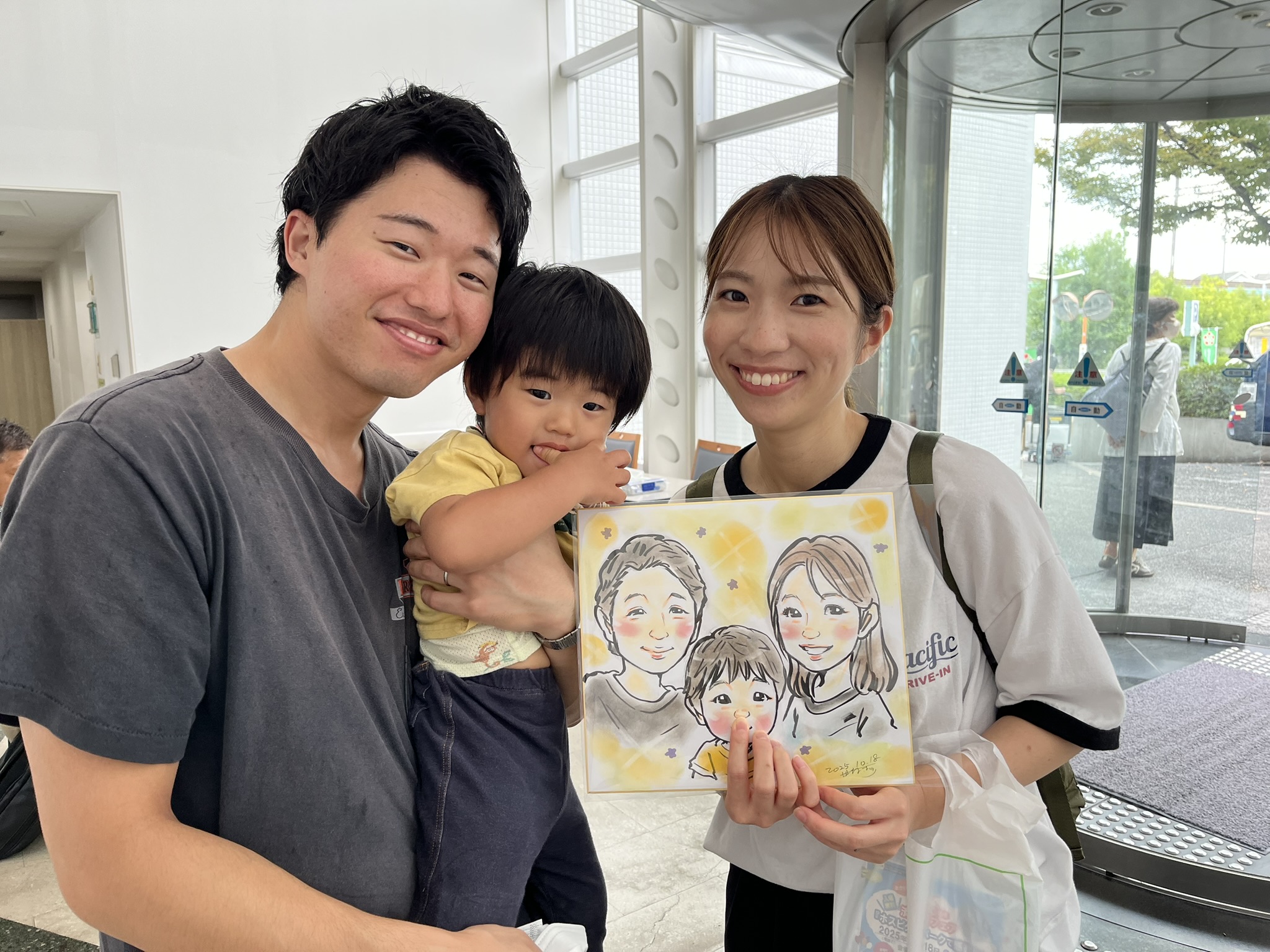 似顔絵イベント。出張似顔絵大阪