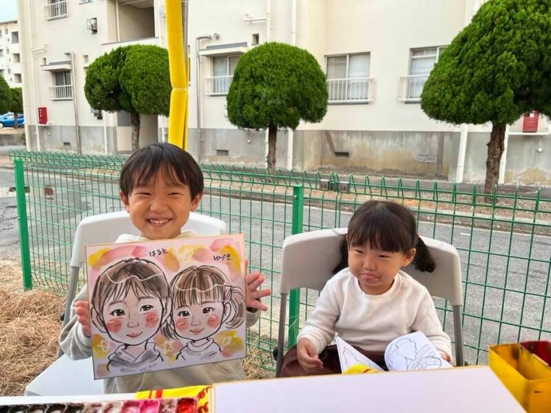 出張似顔絵イベント・大阪・関西・寝屋川市