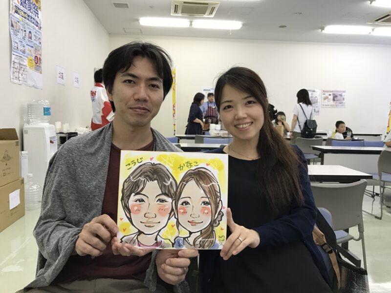 出張似顔絵イベント料金・大阪・関西・寝屋川市