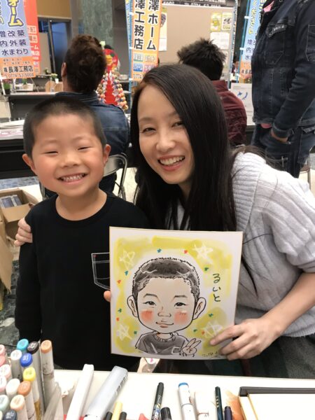 似顔絵師田村まりりプロフィール