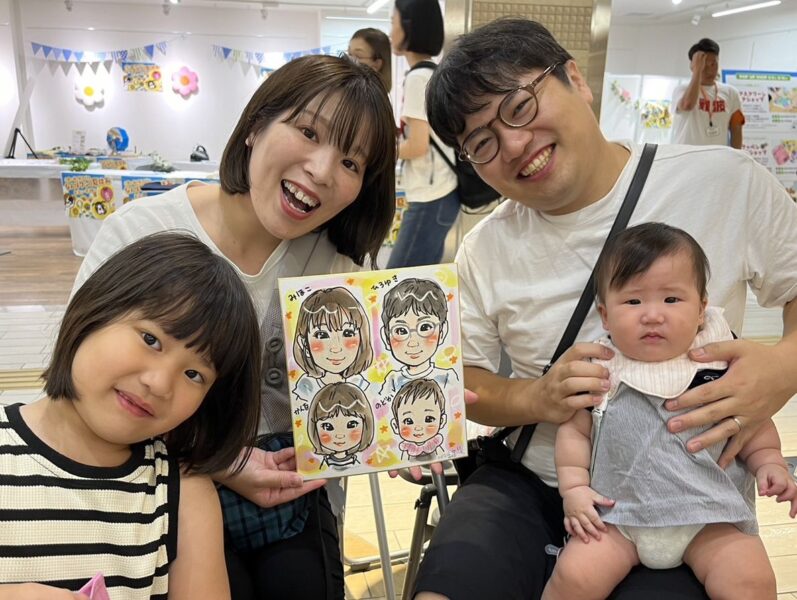 似顔絵イベント実績・似顔絵師を呼ぶには