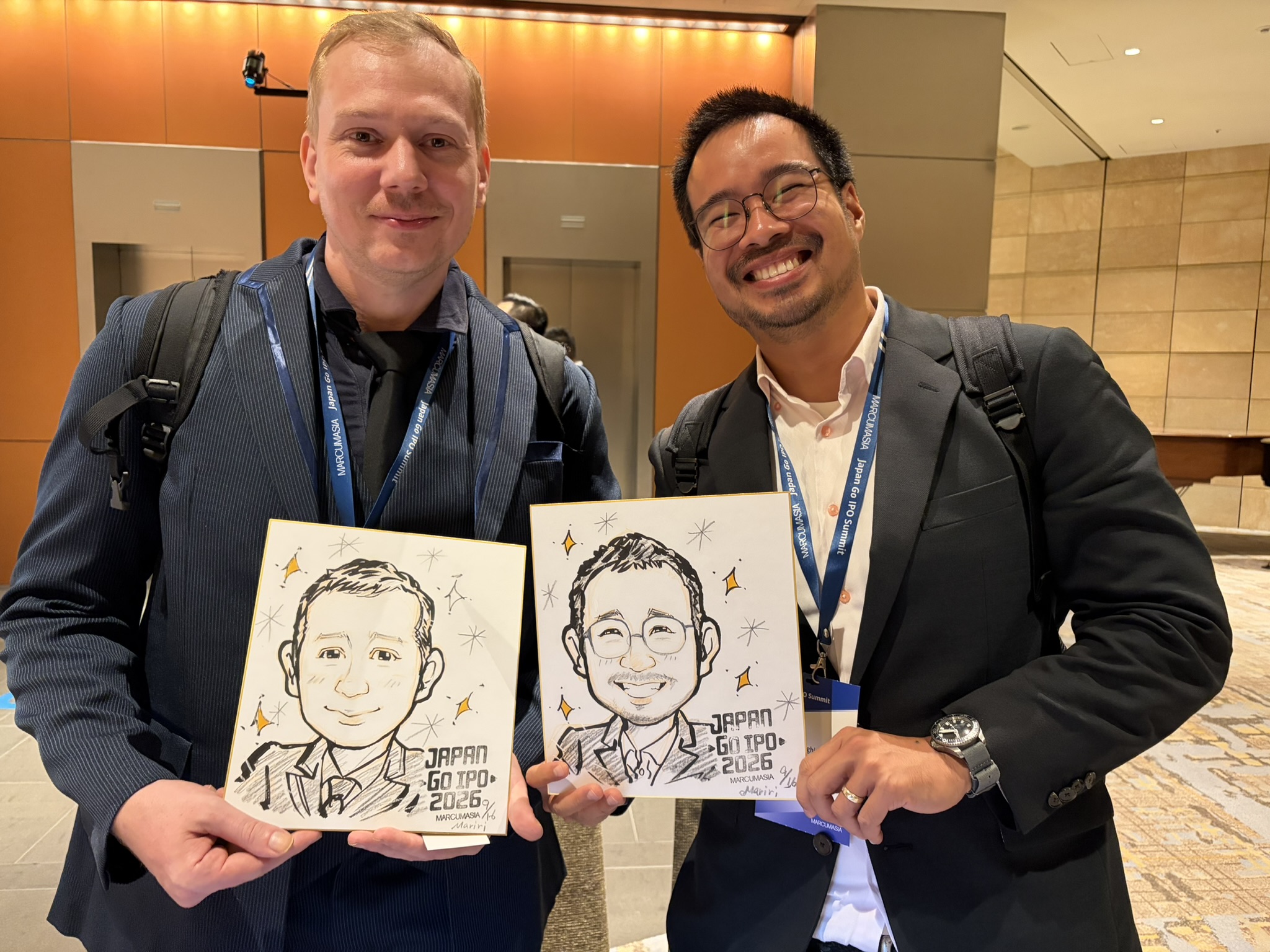 東京・六本木グランド ハイアット 東京での企業展示会・出張似顔絵イベント